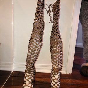 Knee High Gladiator Sandals